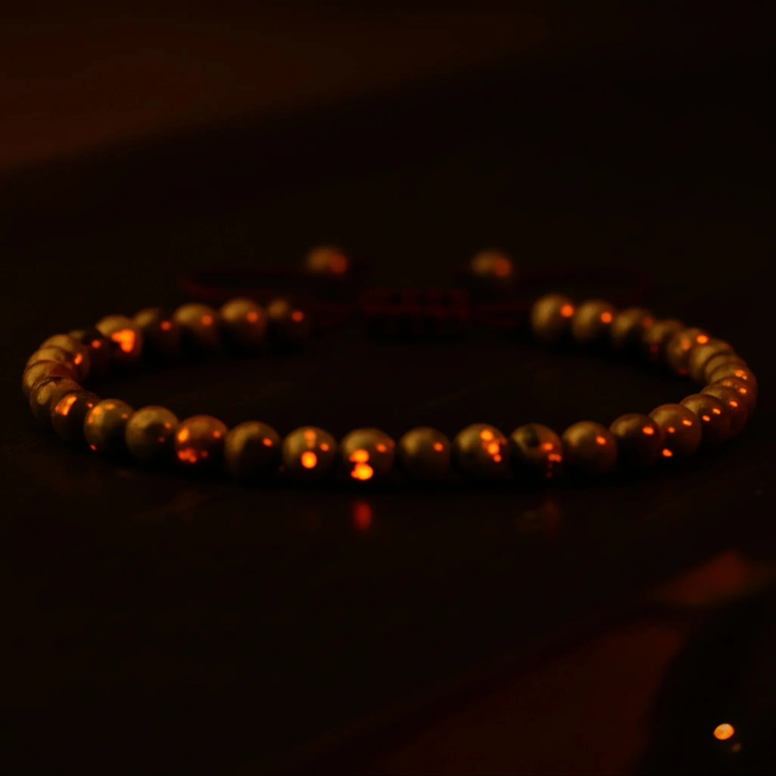 Genuine Yooperlite 4mm Bead Bracelet Minimalist UV Glowing Crystal Layering Gift