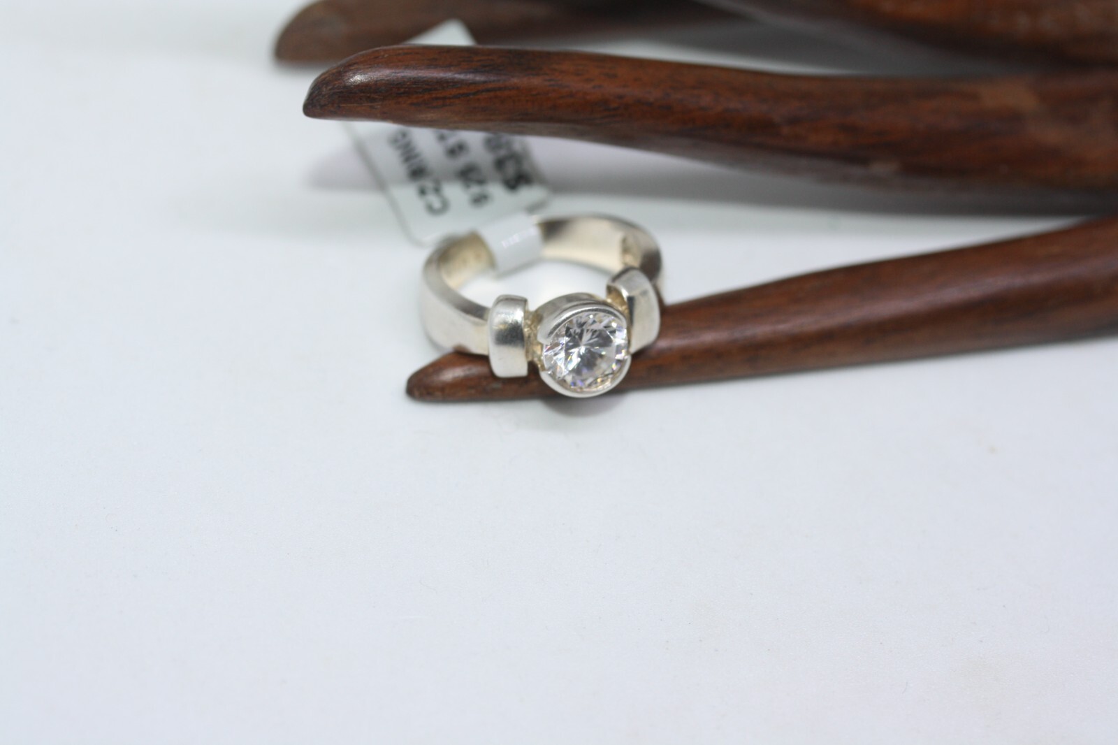 New Mexican 925 Silver Channel Set 1.5 CT Round CZ Women’s Designer Ring Sz 5.75