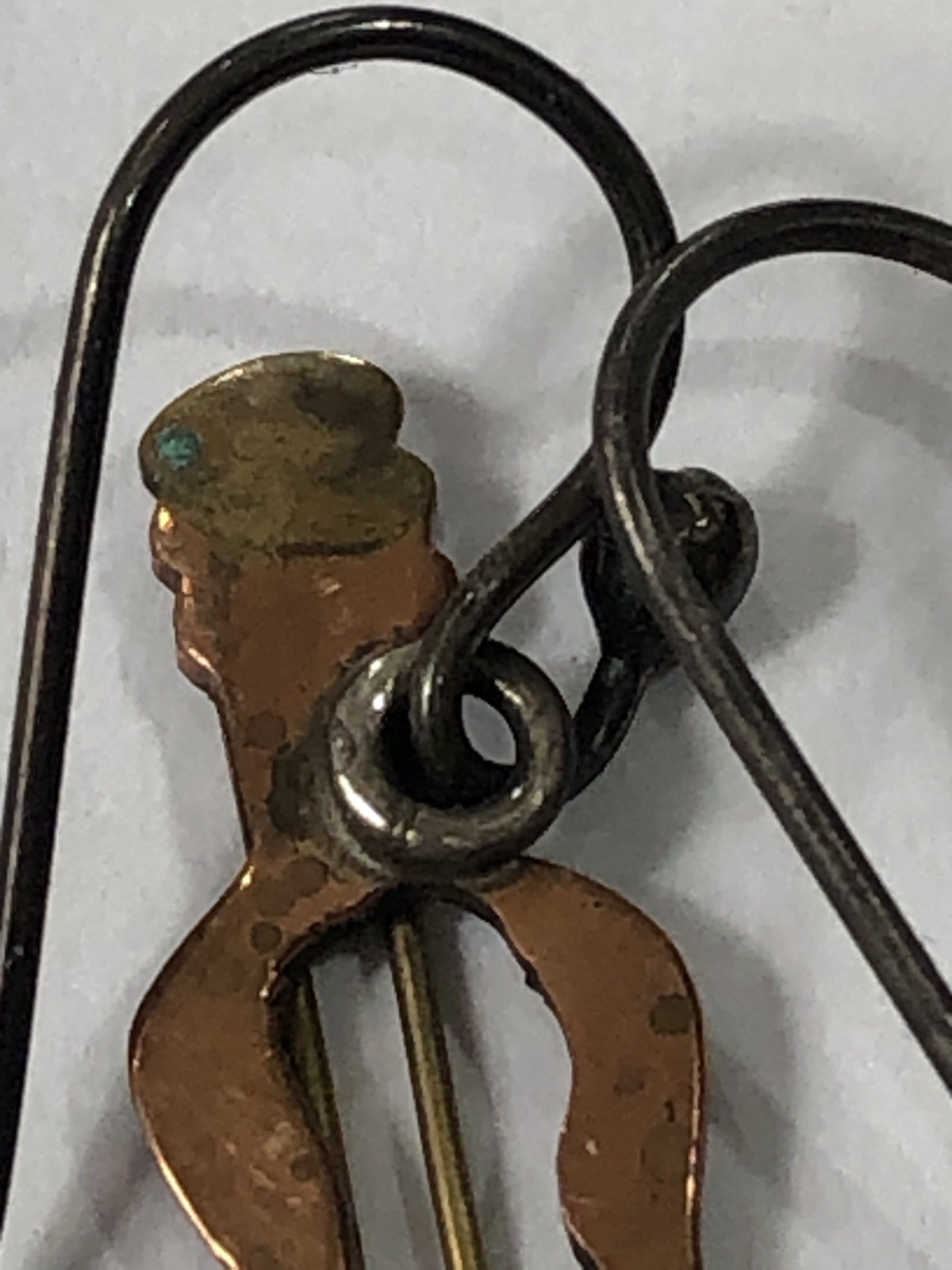 Guitar Earrings Dangle Copper Artisan – .75 inch