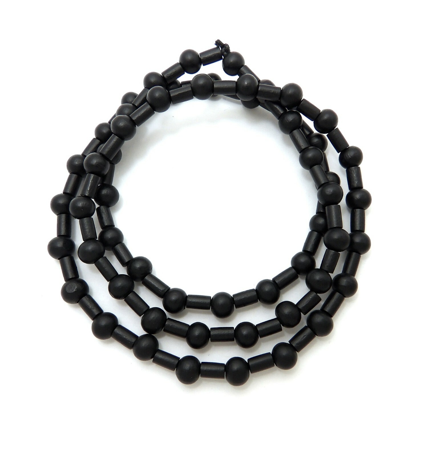 Good Quality 8mm/30″ Wooden Bead Chain Hip Hop Necklace XC540
