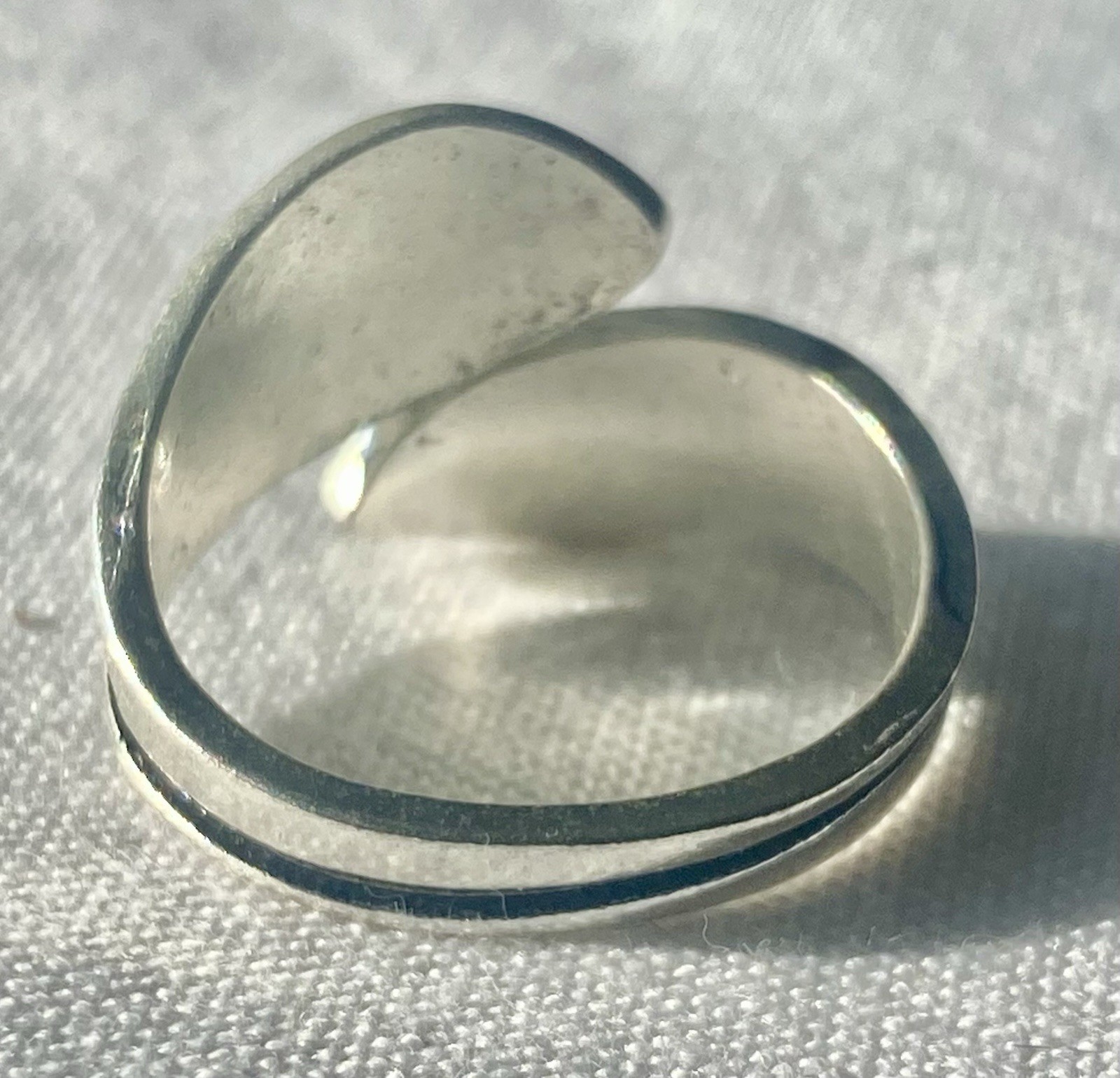 Aluminum Enamel Bird On A Branch Women’s Wrap Ring Size 8, 5g