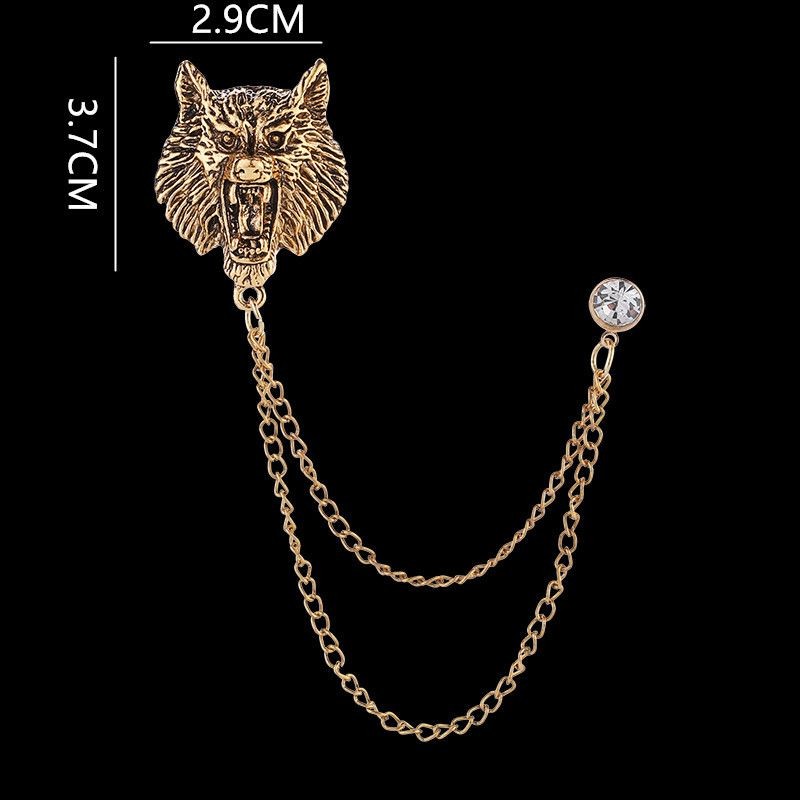 Tassel Brooch Mens Suit Lapel Pin Coat Accessory Jewelry