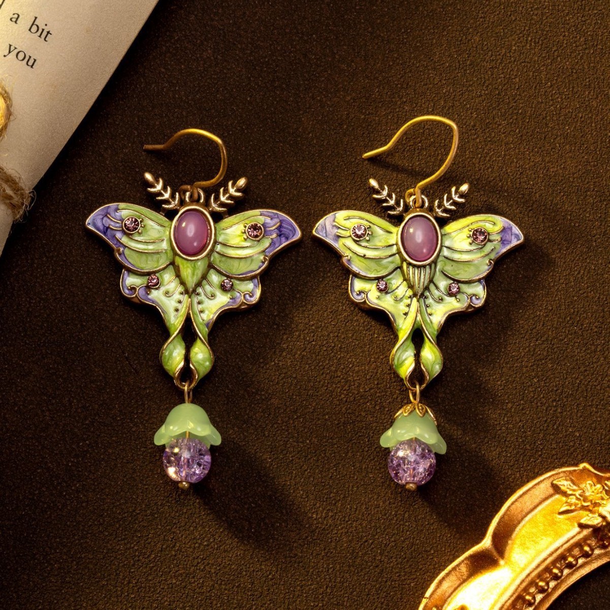 Butterfly Fashion Earrings Vintage Style Qipao Accessories Chinese Style Jewelry