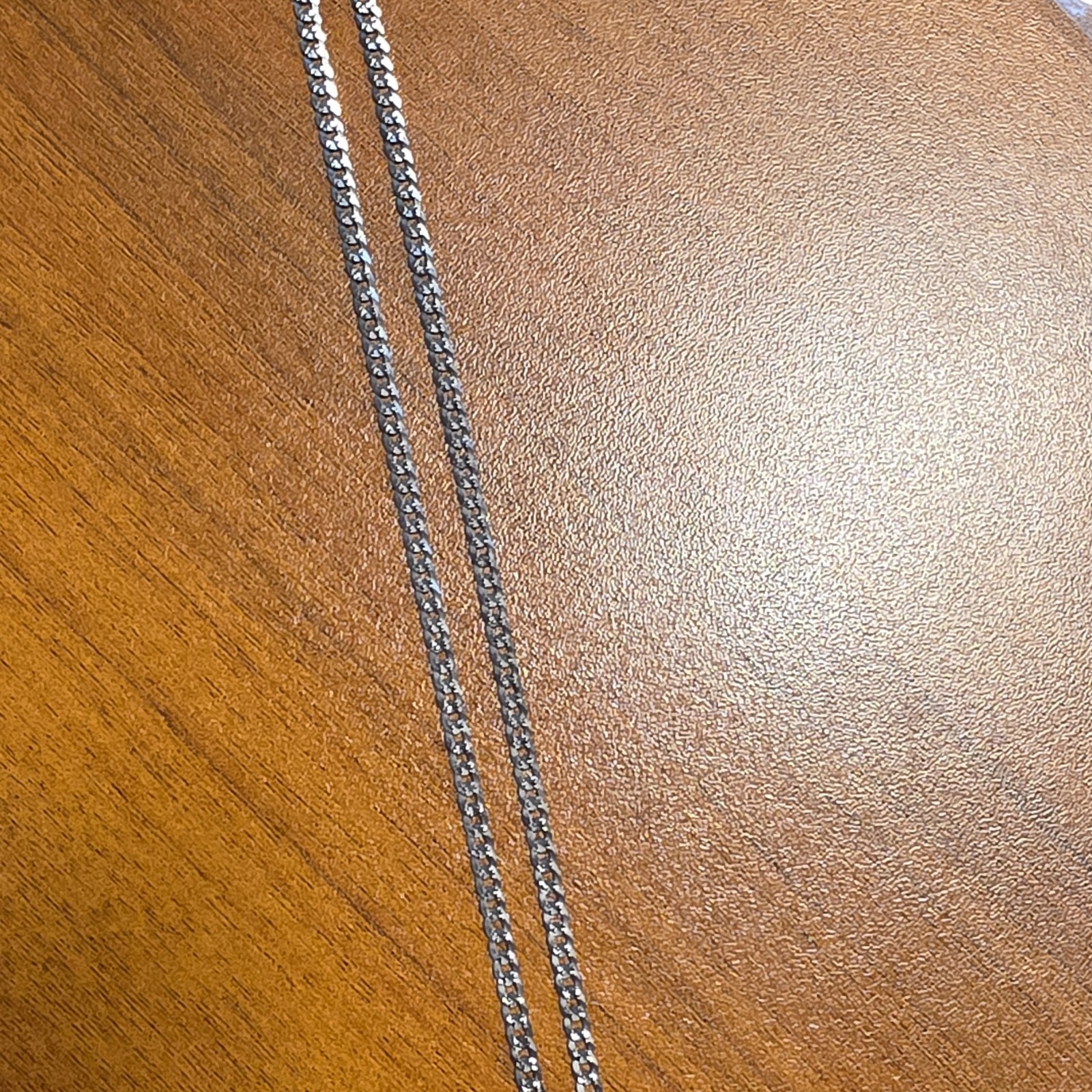 925 Sterling Silver Gray Curb Chain Necklace Lobster Clasp 3.5mm, 22inch, Stamp