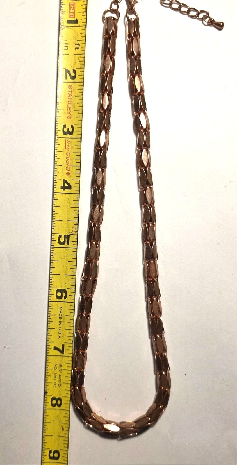 Necklace Copper-Tone men women unisex Jewelry minimalist neutral