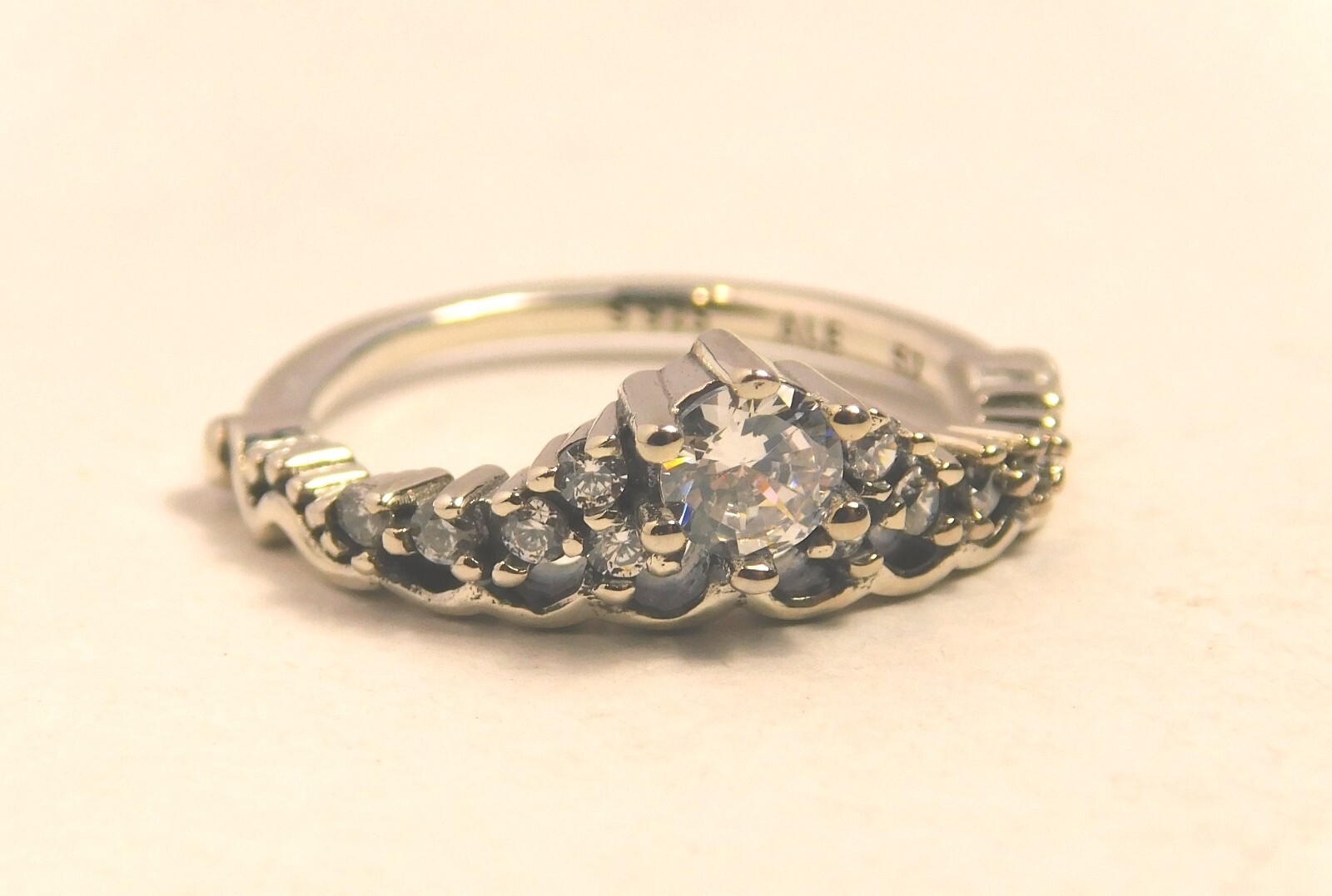 Authentic Pandora Ring, Fairytale Tiara, 196226CZ