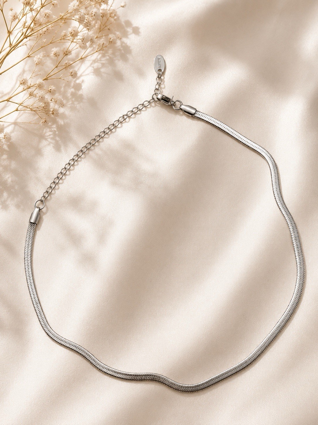 Stainless Steel Necklace Bracelet Jewelry Set