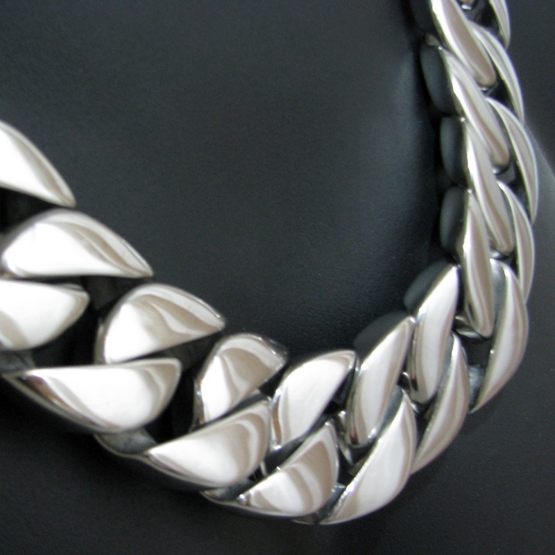 Men’s Heavy 30MM Thick Chain Silver Cuban 316L Stainless Steel Huge 28″ Necklace