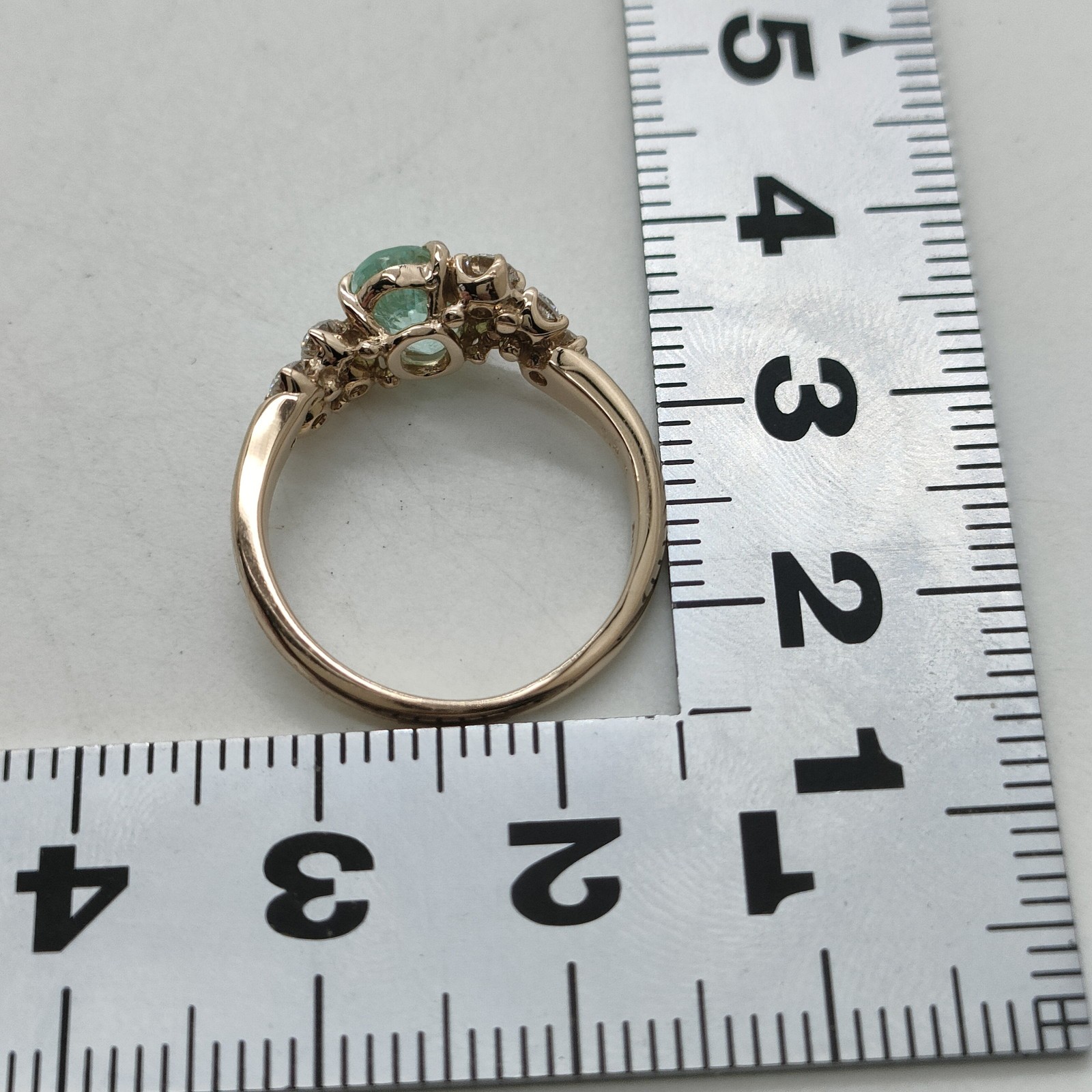 Jewelry Ring Paraiba Tourmaline 0.83ct Gold 2346609