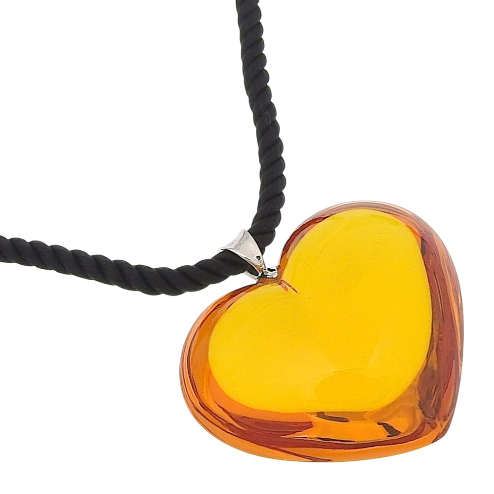 Baccarat heart Necklace Silver925 12.0g Women