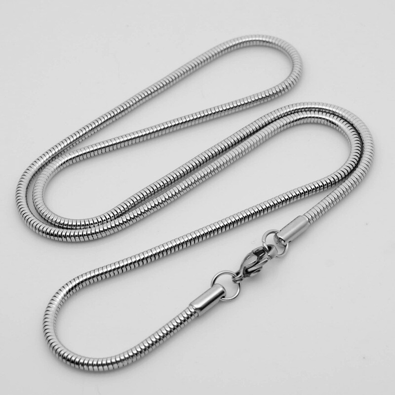1mm Men Women 925 Sterling Silver Italian Snake Chain Necklace Jewelry 16-24″