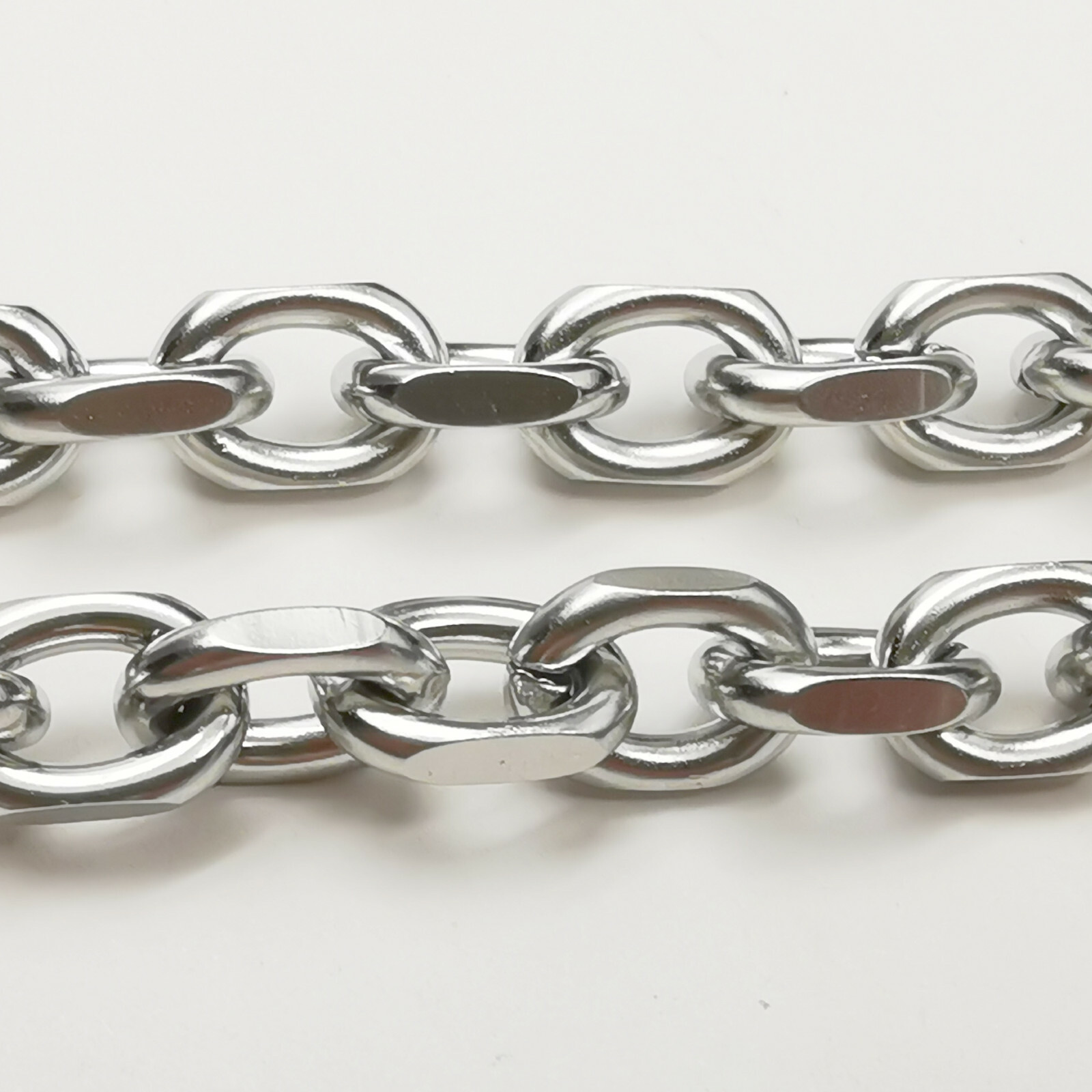 8mm Men’s Women bracelet / Anklets / necklace S.steel rollo polyhedral chain