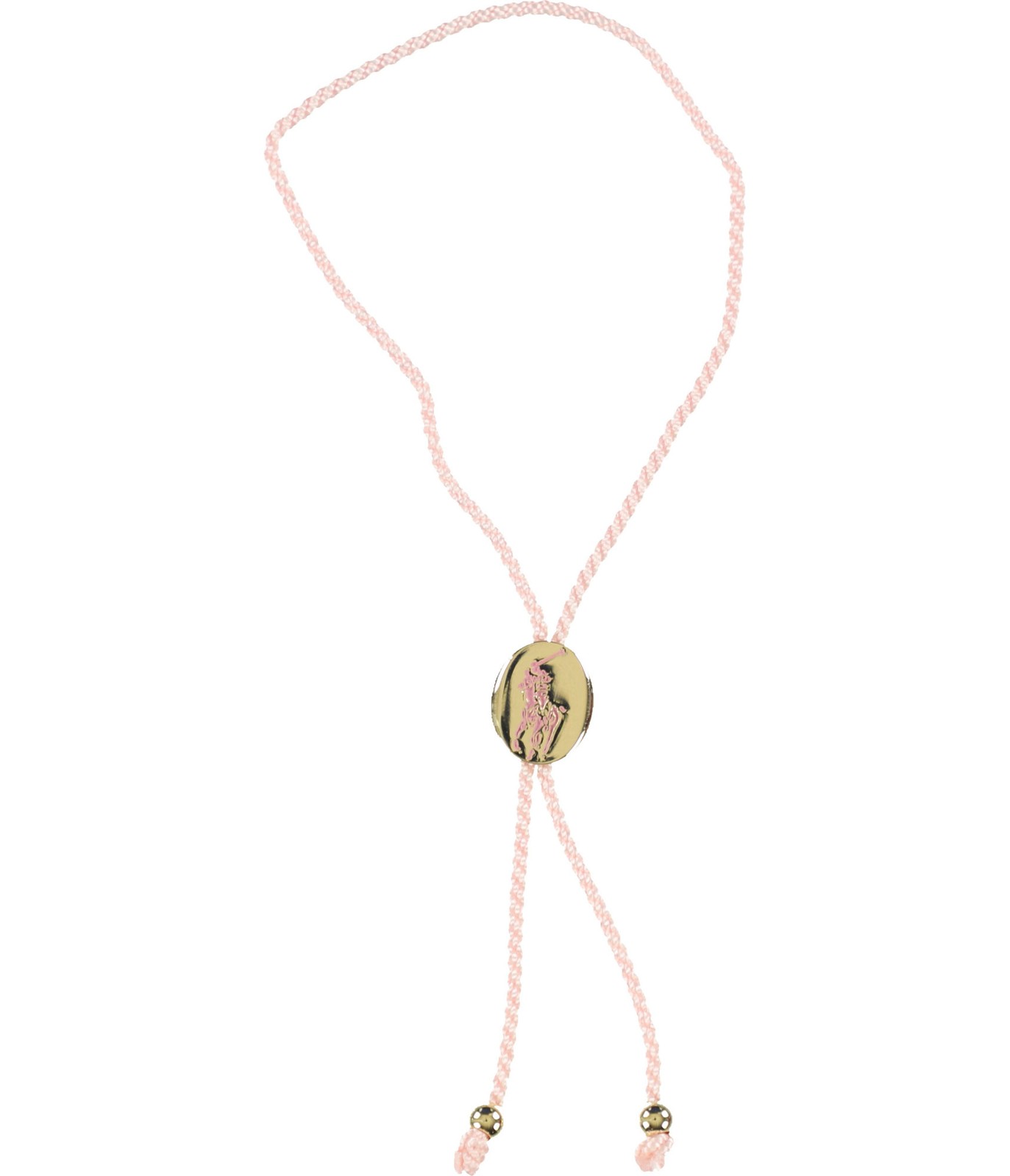 Ralph Lauren Unisex-Adult Pink Pony Charm Bracelet, Pink, One Size