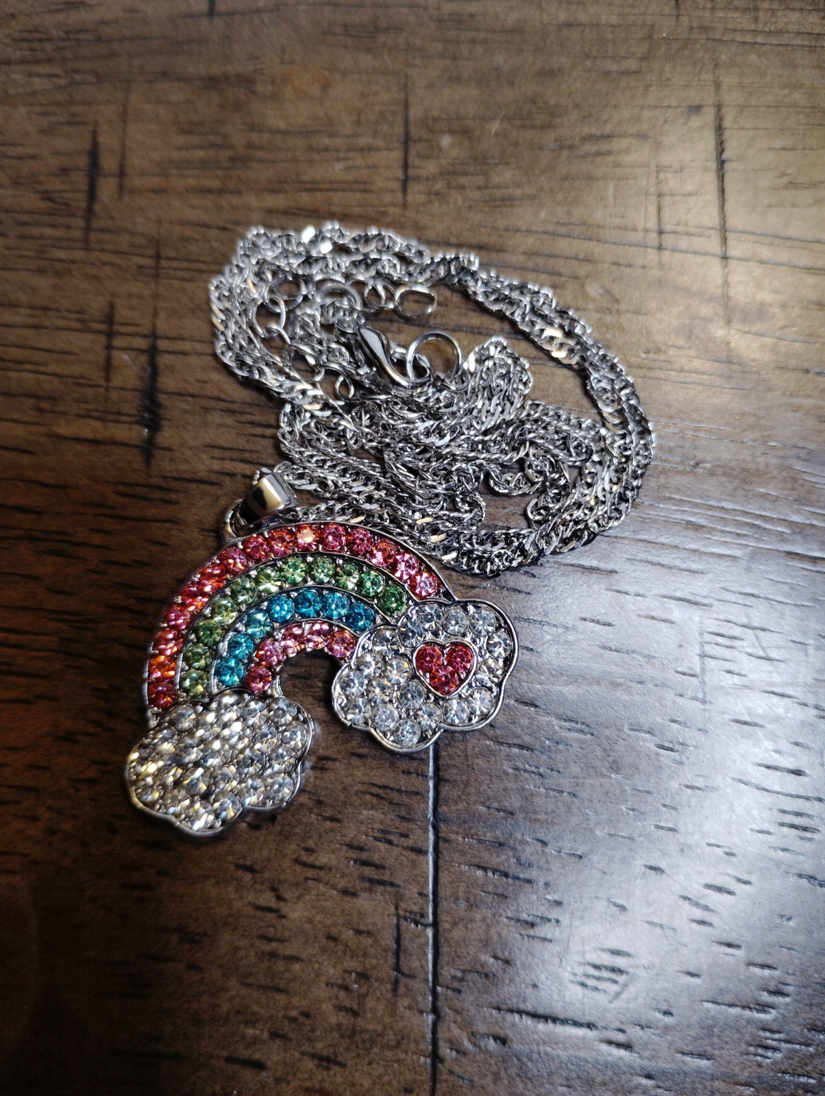 Set of Colorful Rhinestone Animal and Fairy Necklaces