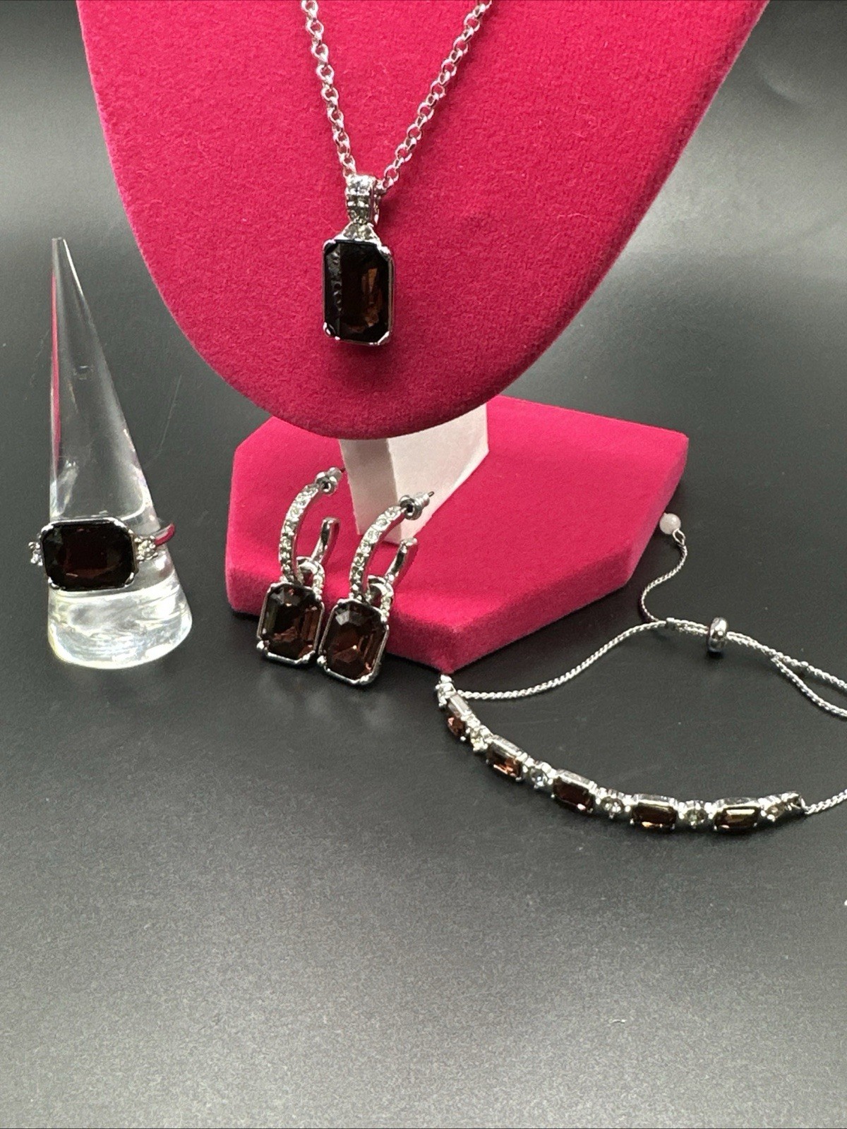 Studio 1886 Majestic Mauve Jewelry Set – Size 10 Ring – In One Box – Free Ship