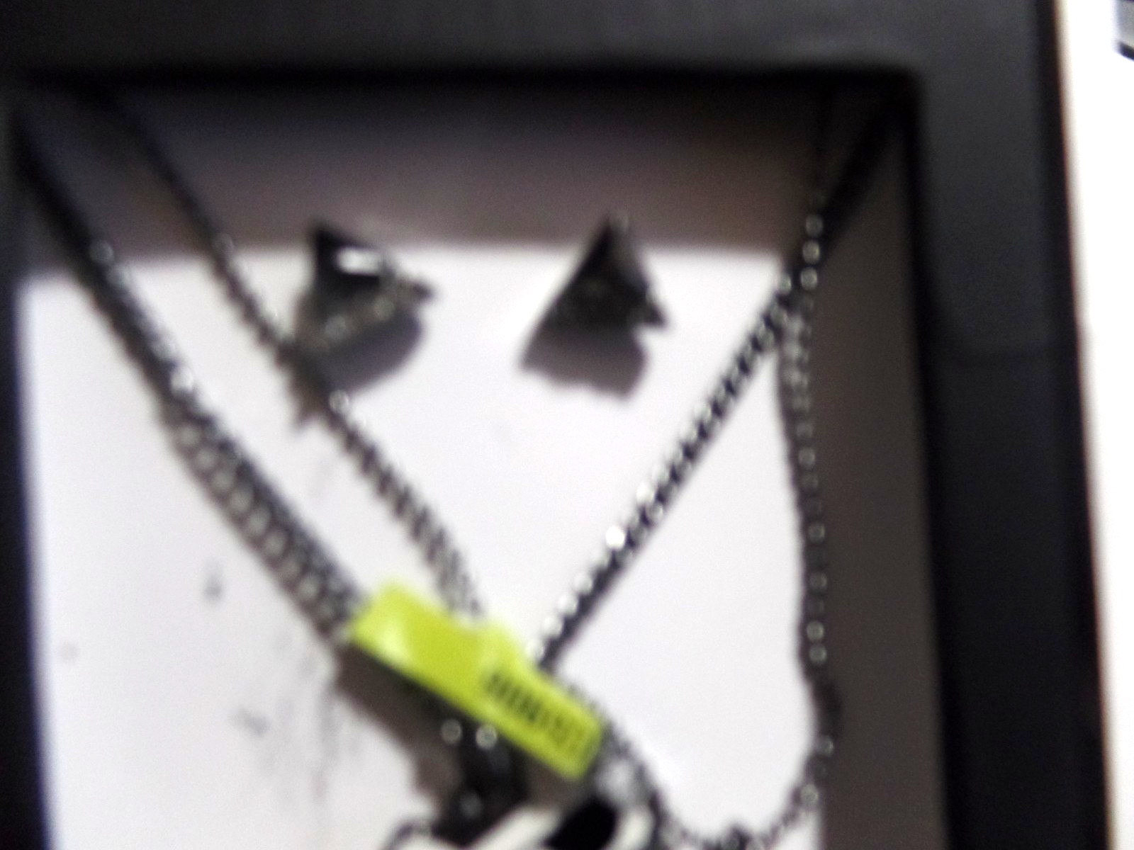 KARL LAGERFELD, EARRINGS AND 2 PC NECKLACE SET, BRAND NEW, DESIGNER