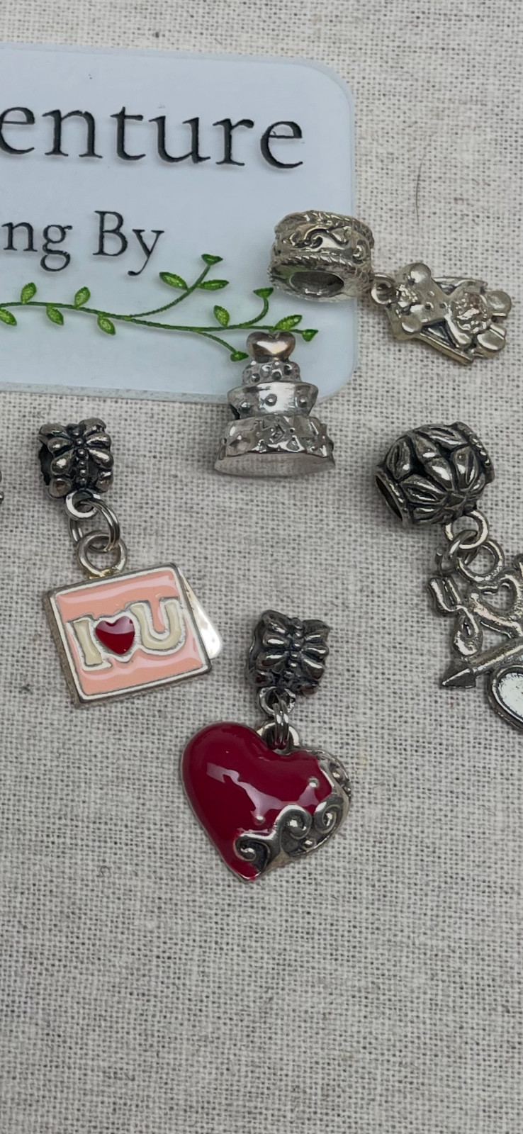 80+ Beads / Charms / Spacers – Elephants, Dice, Heart & Love, Glass & More!