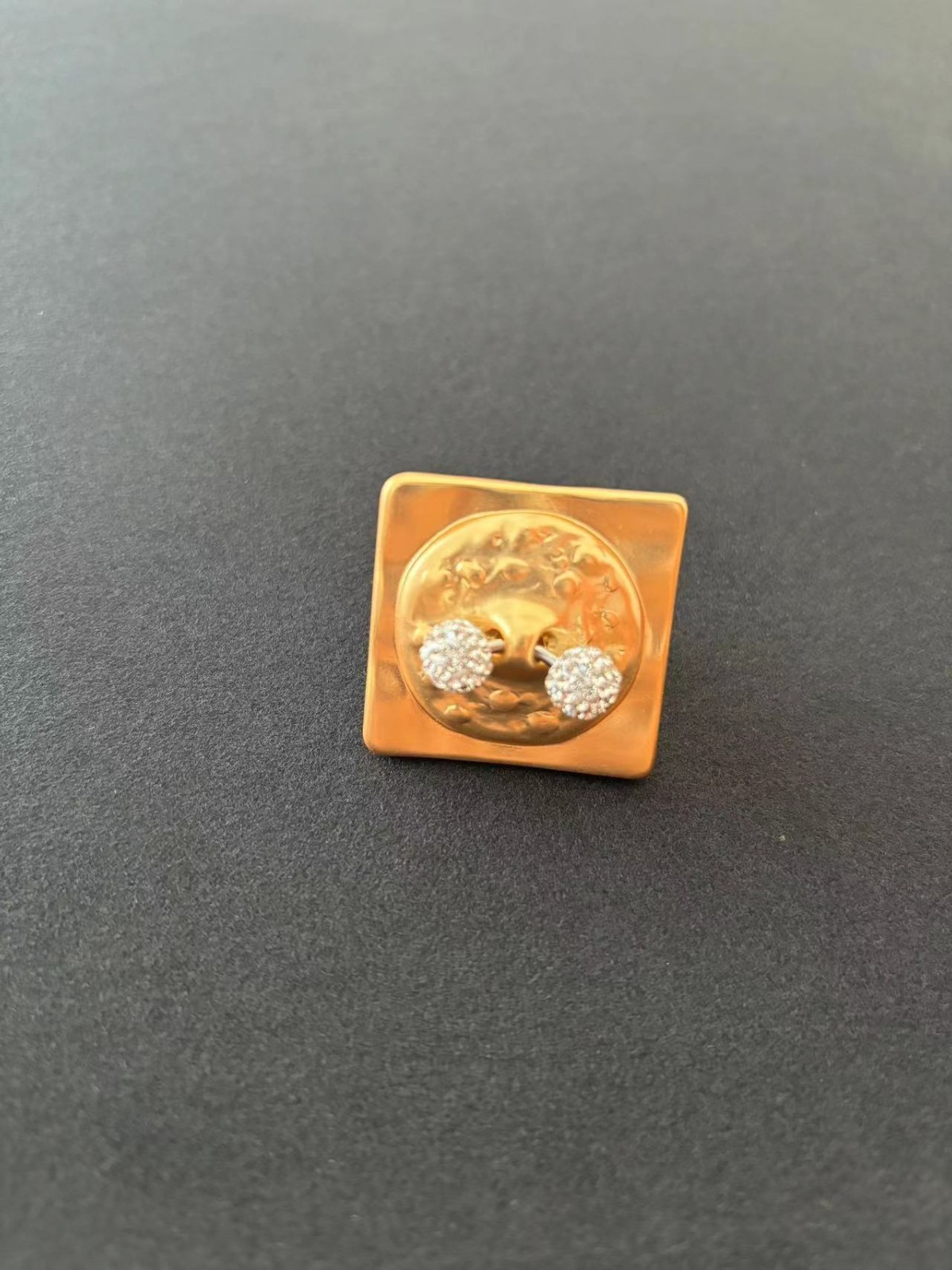 🎁AUTHENTIC Super High Quality Schiaparelli Eye Enamel Open Gold Ring Lover Gift