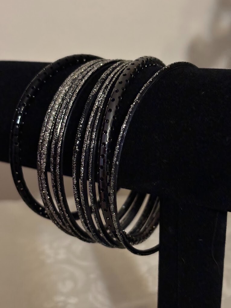 Beautiful Black Color Bracelets (10) for any occasion