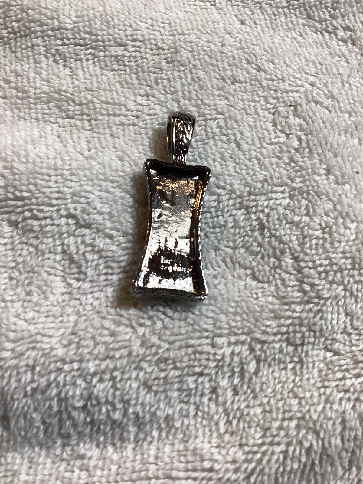 Leah Sophia pendant silver and green