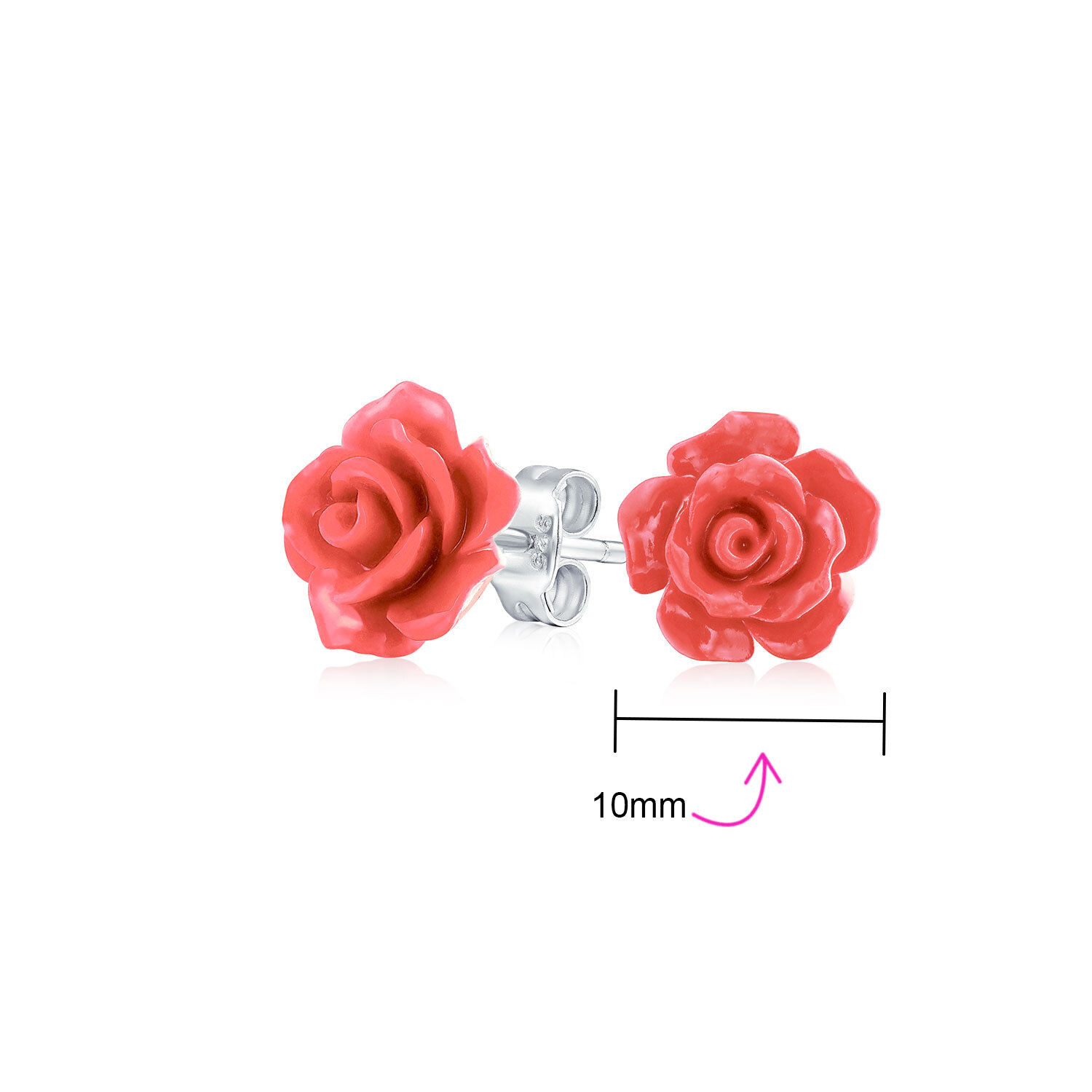 Romantic Delicate Pink Blue Yellow Green Black Purple White Red Floral Blooming