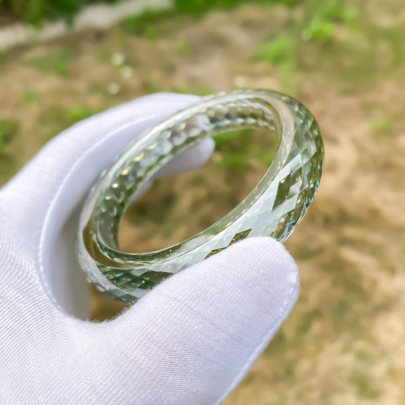Full Moissanite Bangle Bracelet D Color Elegant Jewelry Exquisite Jewelry Gifts