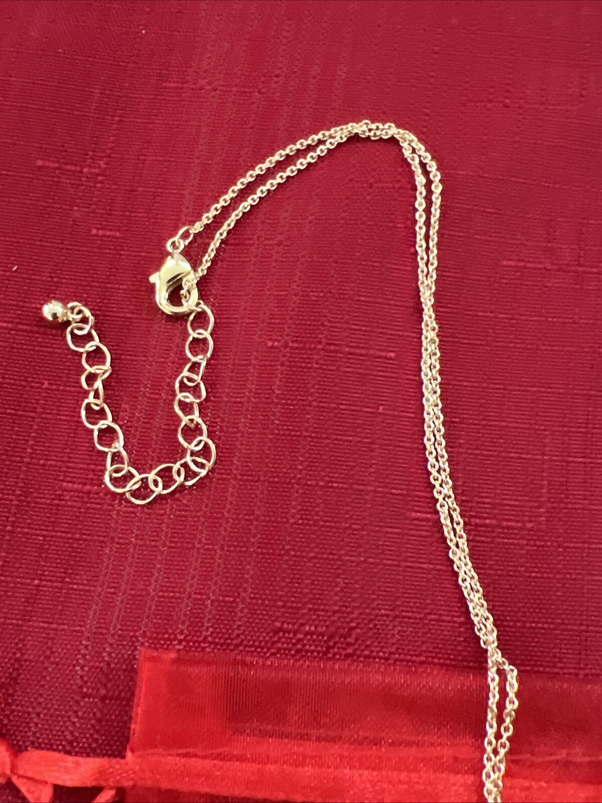 GOLD TONE INITIAL LETTER B RHINESTONES PENDANT NECKLACE NICKEL-FREE ADJUSTABLE
