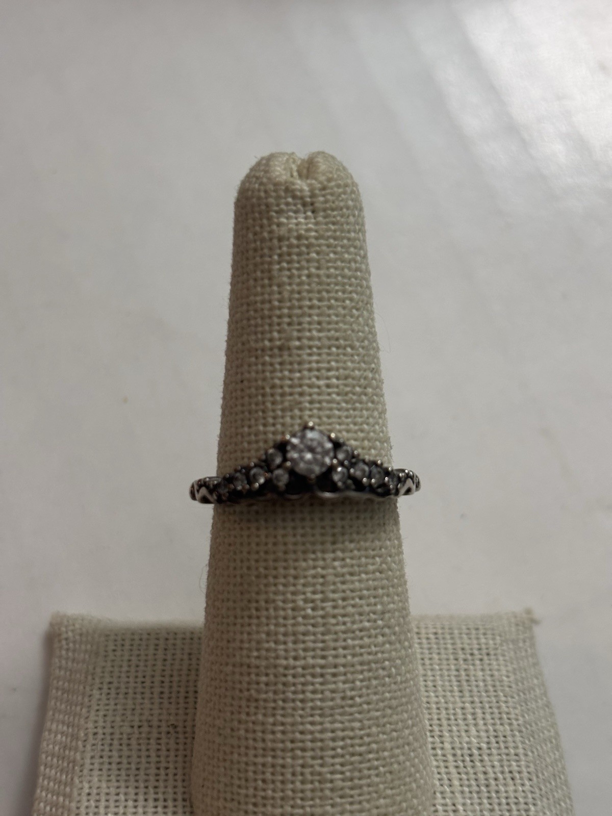 Sterling Silver Authentic Pandora Fairytale Pandora Tiara Ring 6.5