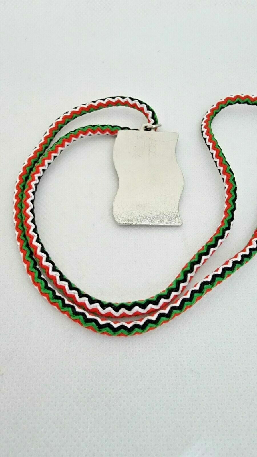 Palestinian Flag Pendant and Necklace , plenty details in description
