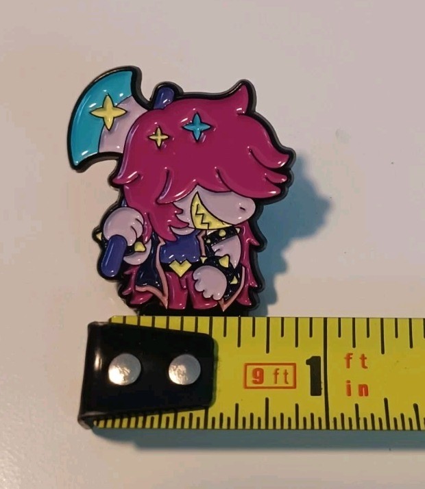 Deltarune Susie Kris Dummy Jevil Undertale 4pc Set Metal Enamel Pins