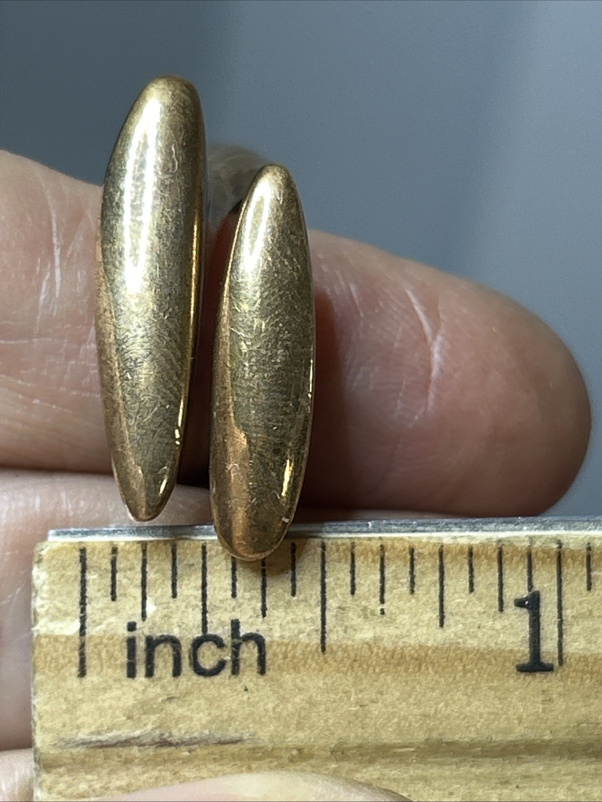 56. Monica Castiglioni MC Bronze Rose gold tone Open Design Ring 13.4g, 6.5-.75s