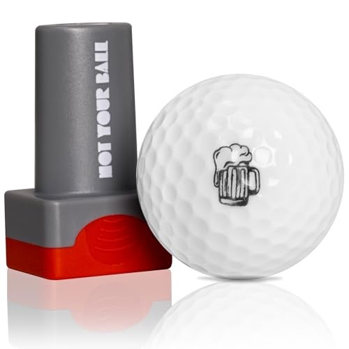 Golf Ball Stamp, Golf Ball Stamper, Reusable Self-Inking Golf Ball Stamp BEER