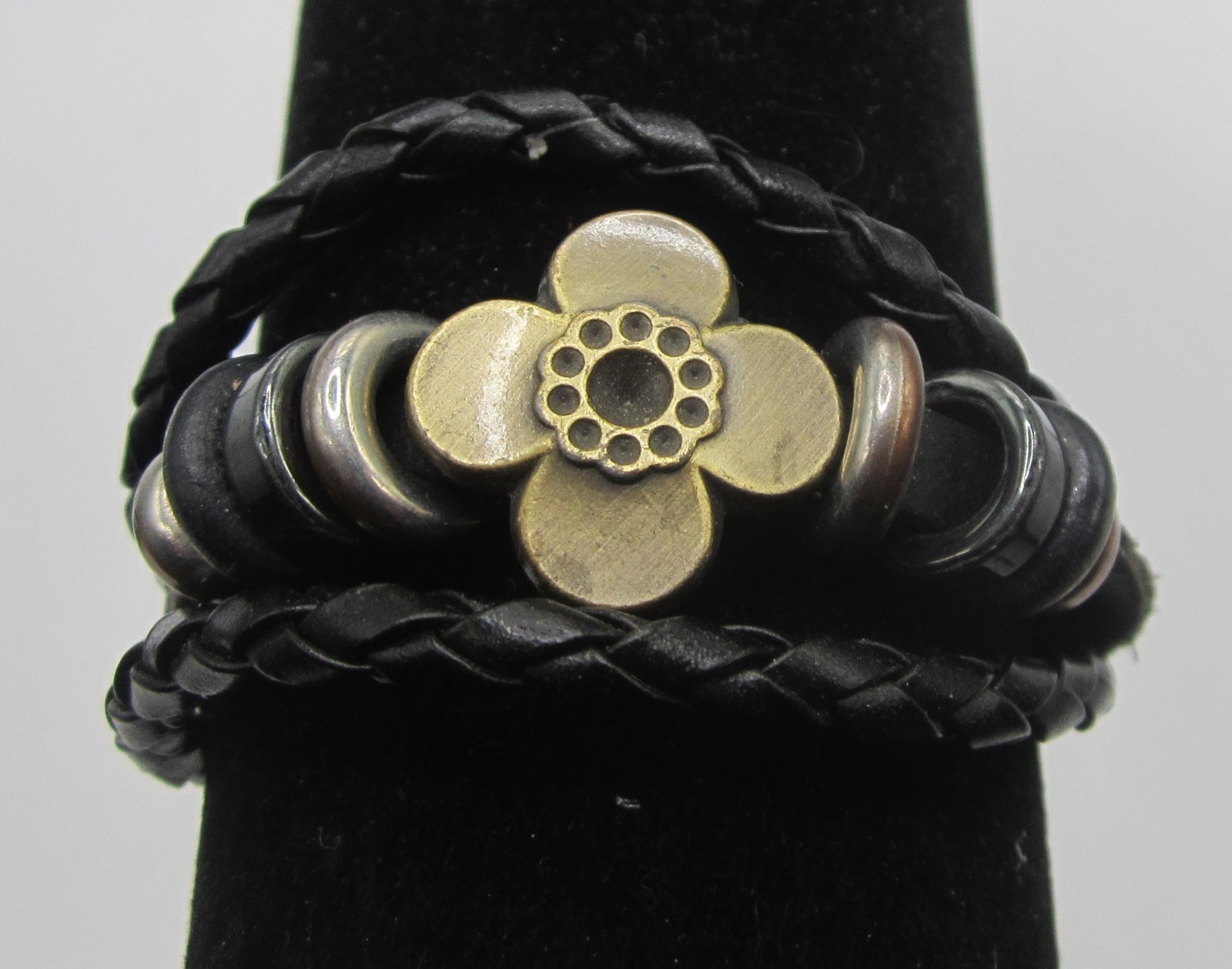 Bracelets for all Occasions Lot of 4 Leather Religious Hawaiian Elephant
