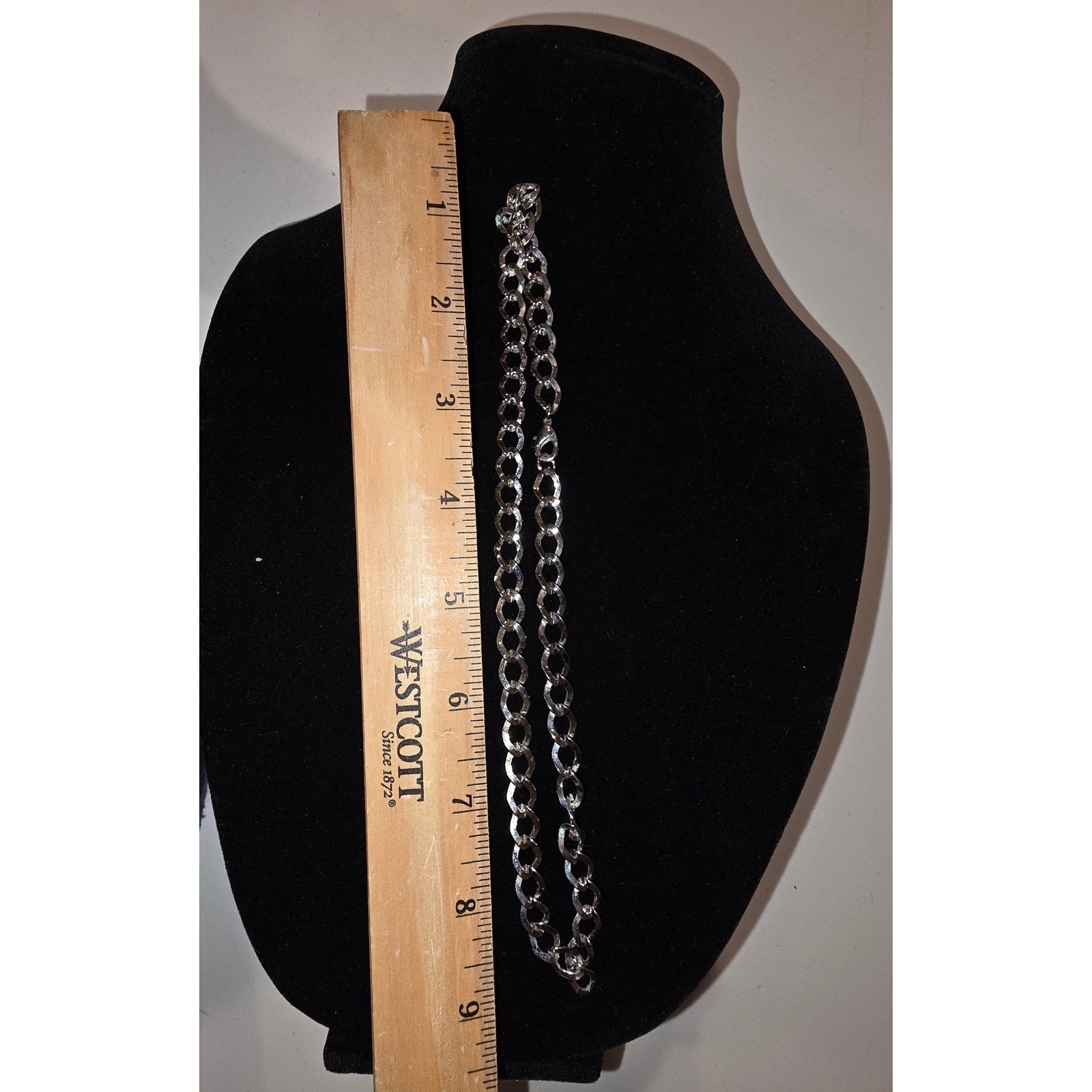 18″ Men Women Silver Tone Link Chain Necklace Classic Elegant Everyday Wear 18g.