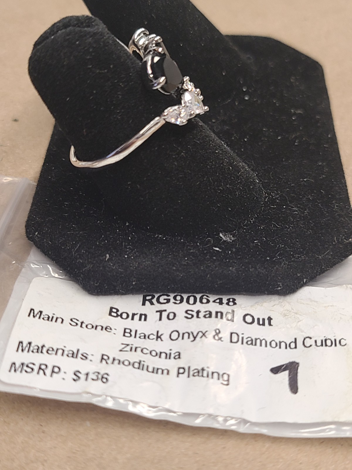 Bomb Party RG90648 Born To Stand Out Ring Size 7