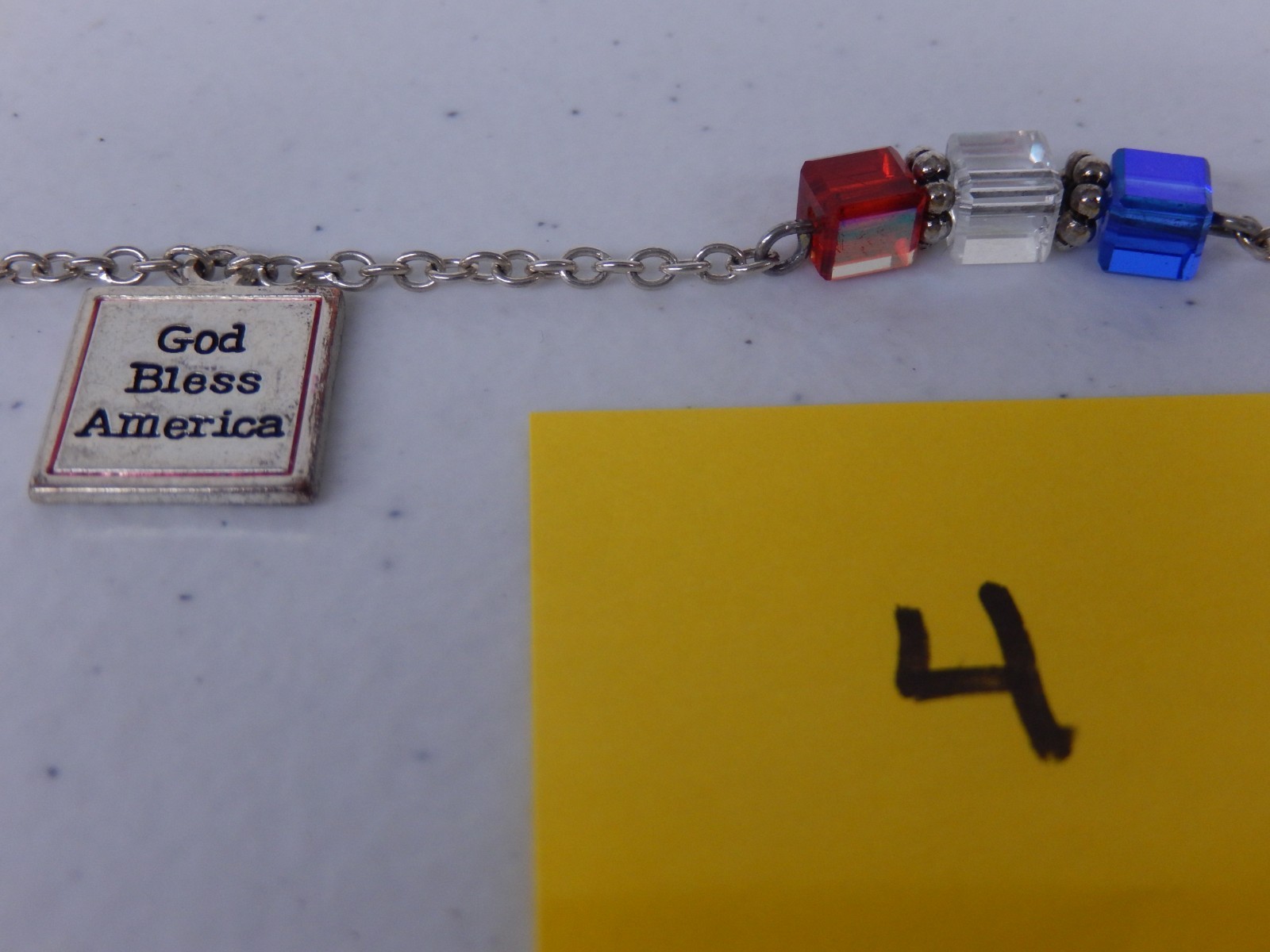 Patriotic Red White Blue Bead Bracelets – YOU PICK (See Description)