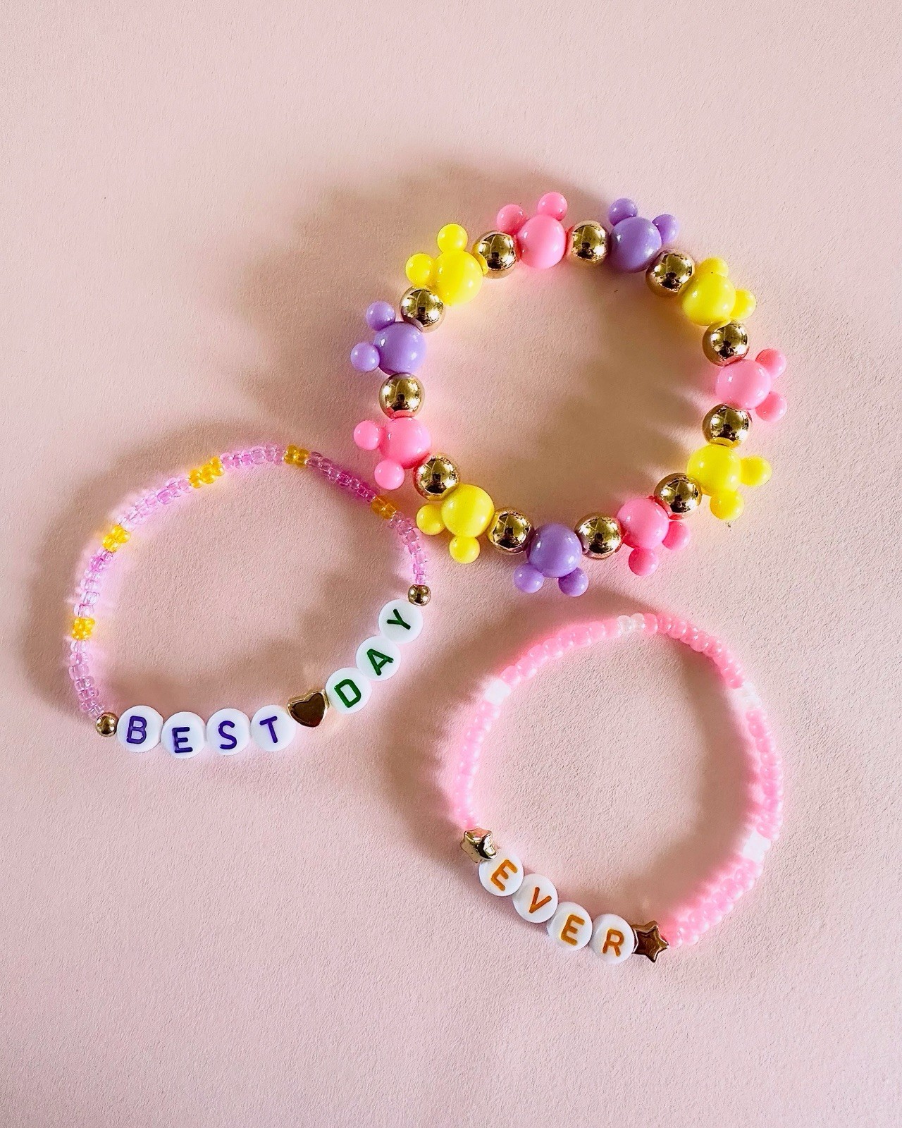 Best Day Ever Bracelet Stack Set Disney Inspired Bracelets Jewelry Tangled