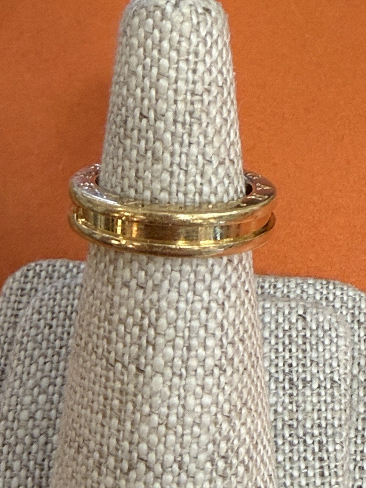 Bvlgari Band Ring 18kt Yellow Gold Size 6 Gold Color Fine Jewelry Ring