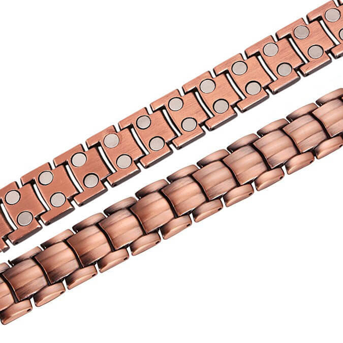 Pure Copper Magnetic Bracelet men women Arthritis Pain Relief Balance Energy