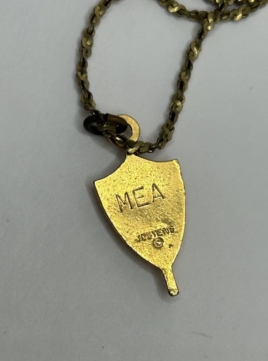 Vintage Senior Class of 82 Charm Pendant Chain