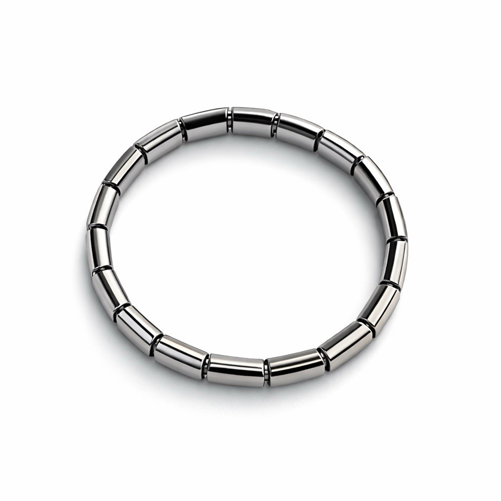 Stainless Steel Italian Modular Charm Bracelet Unisex Fashion Link