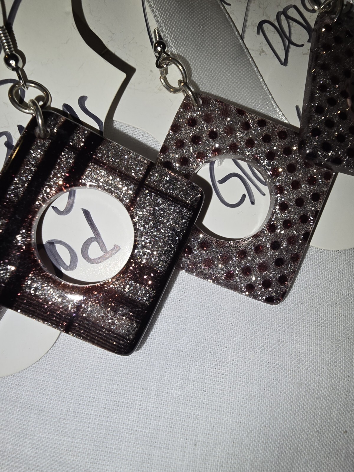 Earrings , 2 sets, handmade , 2 for the price of one