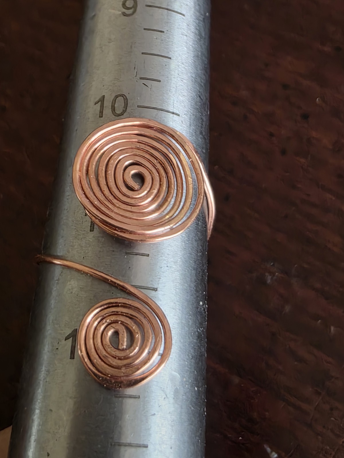 ADJUSTABLE USA Mined Copper Hand Crafted Ring ~Healing Effects 99.9% Copper