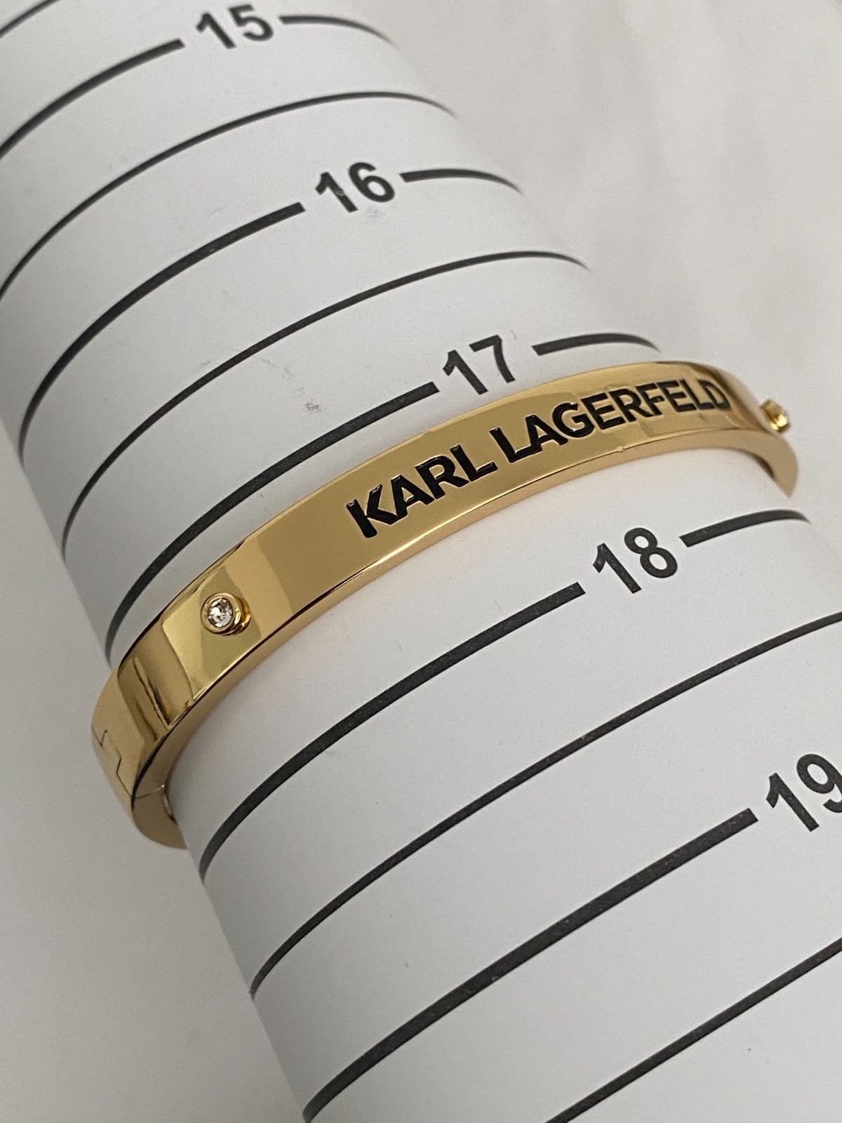 Karl Lagerfeld Rue St. Guillaume Bangle with Crystal from Swarovski