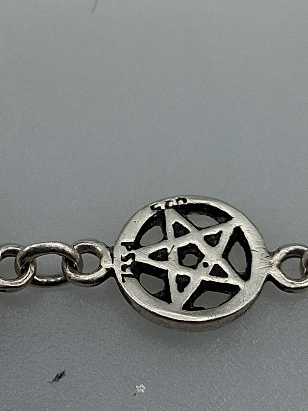 Pentagram 5 Pointed Star Bracelets 92.5 Sterling Silver Jewelry