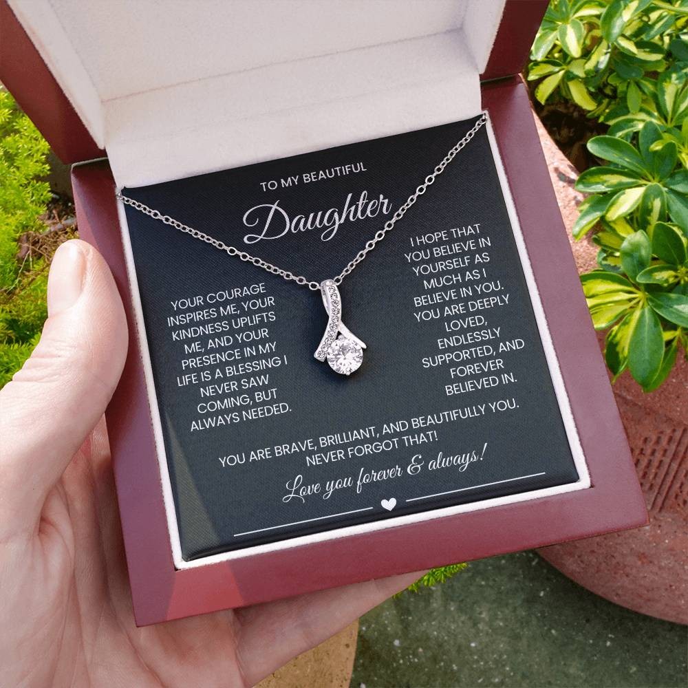 Daughter Alluring Beauty Necklace Gift