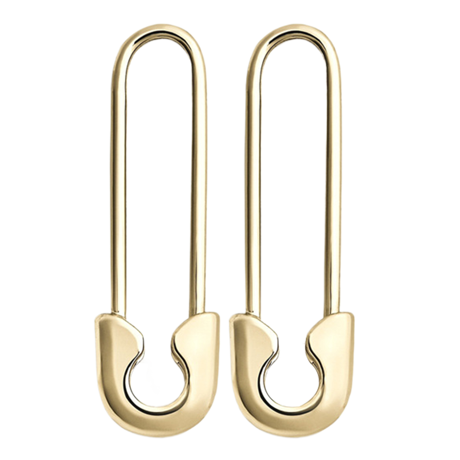Safety Pin Earrings Metal Paperclip Earrings Fashion Hoops Jewelry for Female