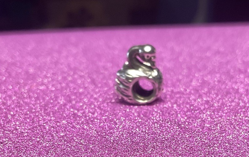 Pandora Ugly Duckling Swan Charm 790319 Sterling Silver Retired