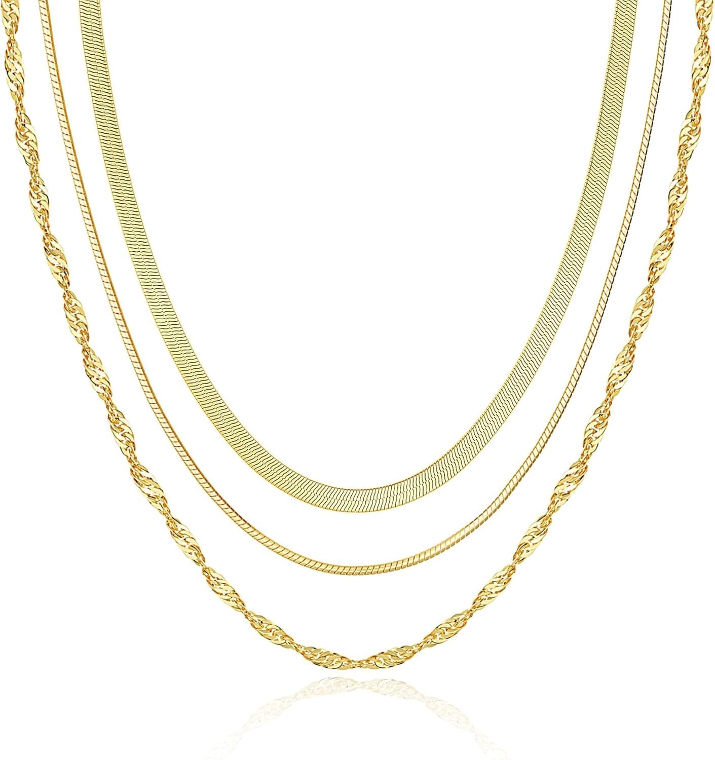Luxury Tarnish-Free 14k Gold Plated Jewelry Set – Perfect Gift for Any Occasion