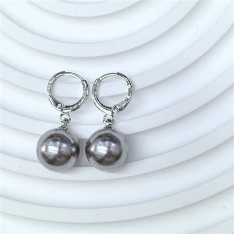 Geometric Round Clip on Earrings No Piercing Non Pierced Minimalist Ear Clips